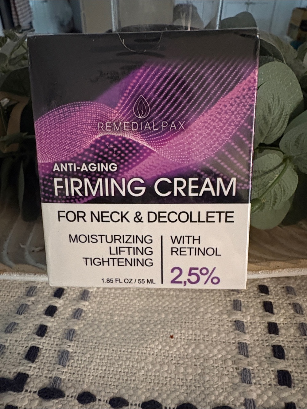 Anti-Aging Firming Cream for Neck & Decollete — Purple